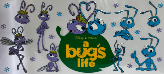 16oz UV DTF Libbey Wrap a bugs life  #a153