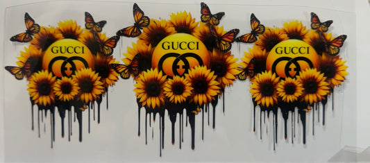 16oz UV DTF Libbey Wrap Designer drip Gucci  W144