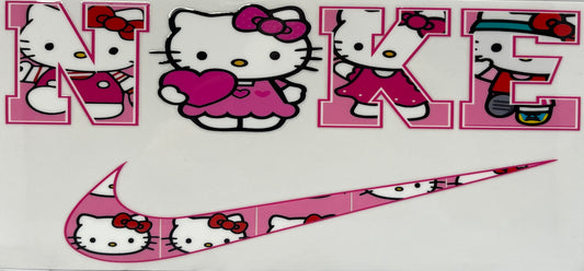 16oz UV DTF Libbey Wrap Hello kitty nike #A87