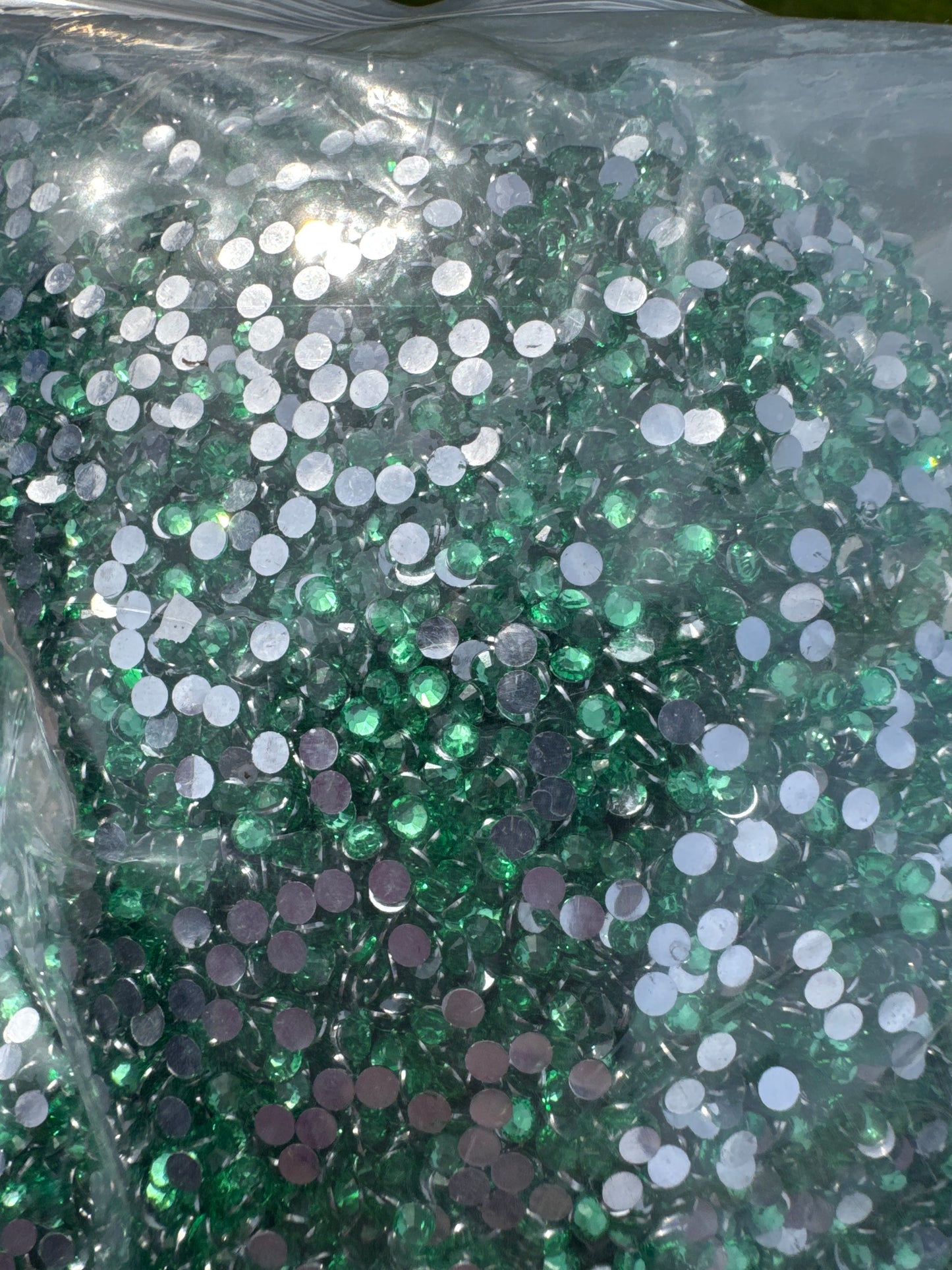 3mm Flat Back Silver Back Crystal Diamond Rhinestones | 100gm | WBS-18
