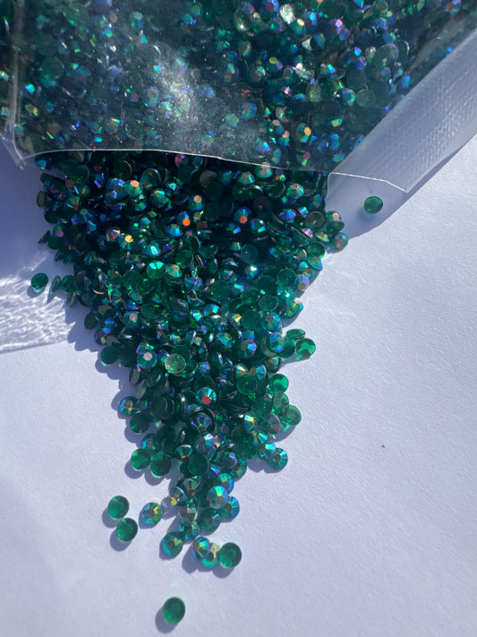 3mm Flat Back AB LUX  TRANSPARENT Crystal Diamond Rhinestones | 20gm | WBS82