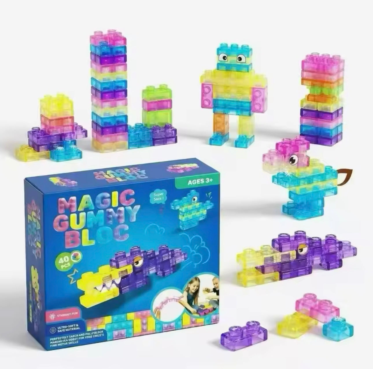 GUMMY BLOC - Sensory Pack 40 pieces