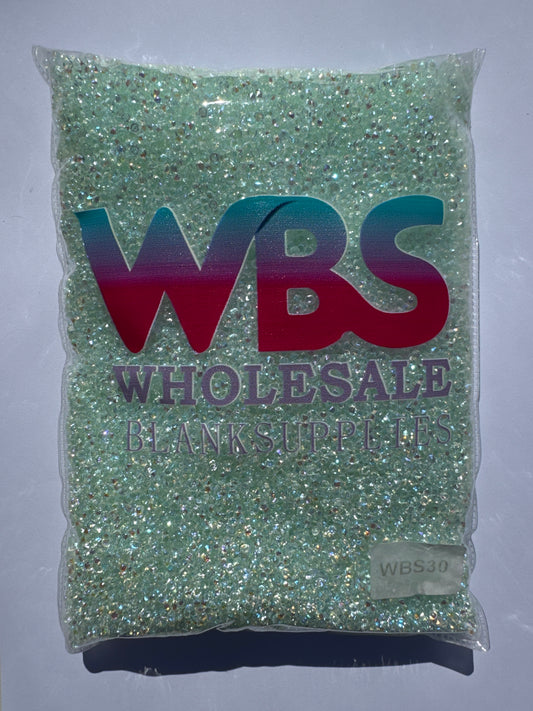 3mm AB LUX Diamond Shaped Rhinestones 500g | Pointed Back Rhinestone Crystals AB LUX - WBS30