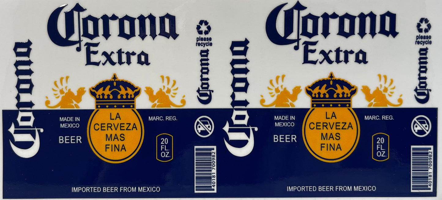 16oz UV DTF Libbey Wrap Corona Beer  #A125