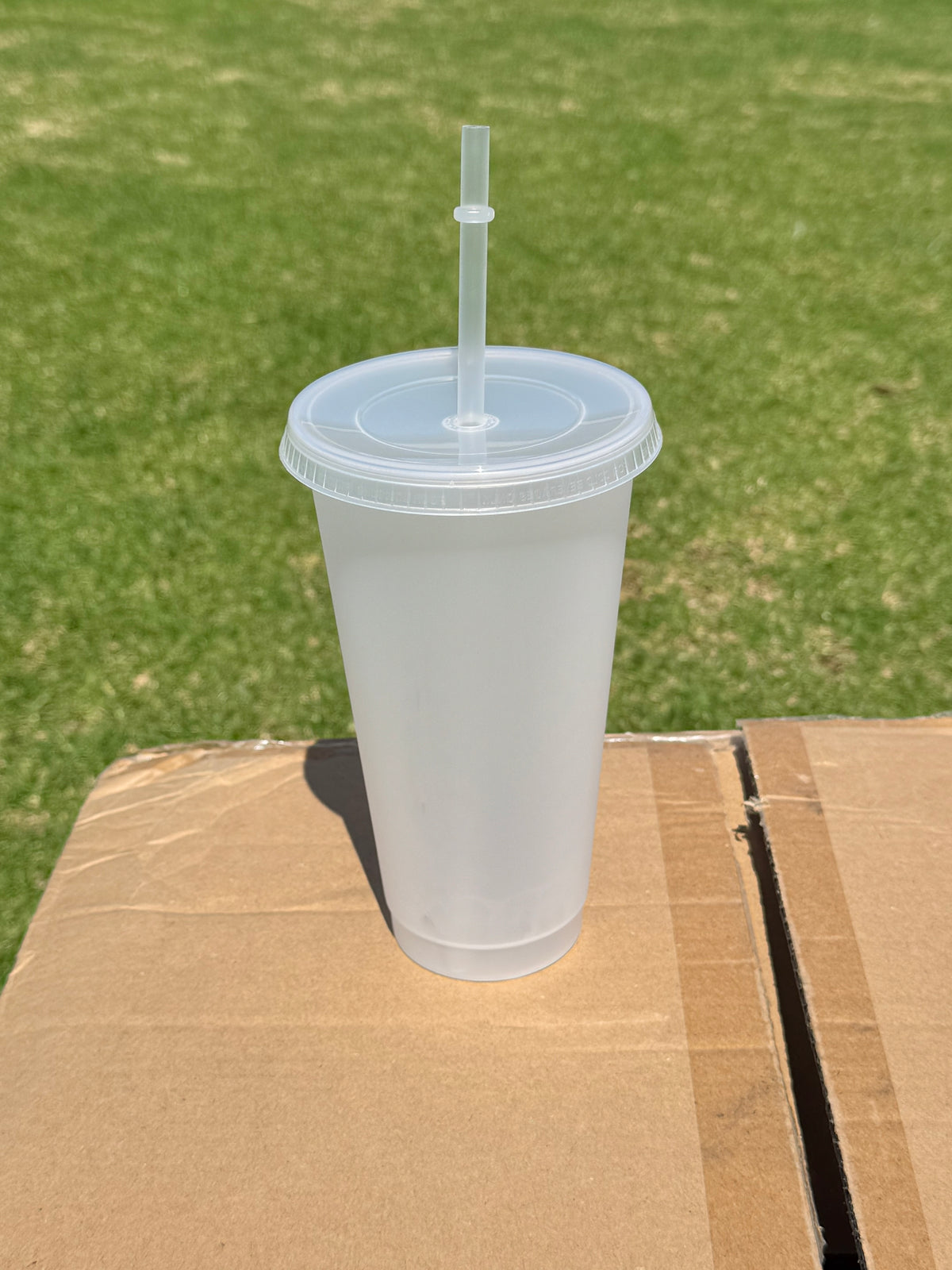 24oz cold cup clear
