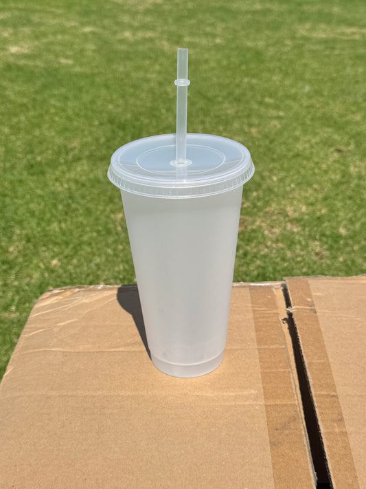 24oz cold cup clear