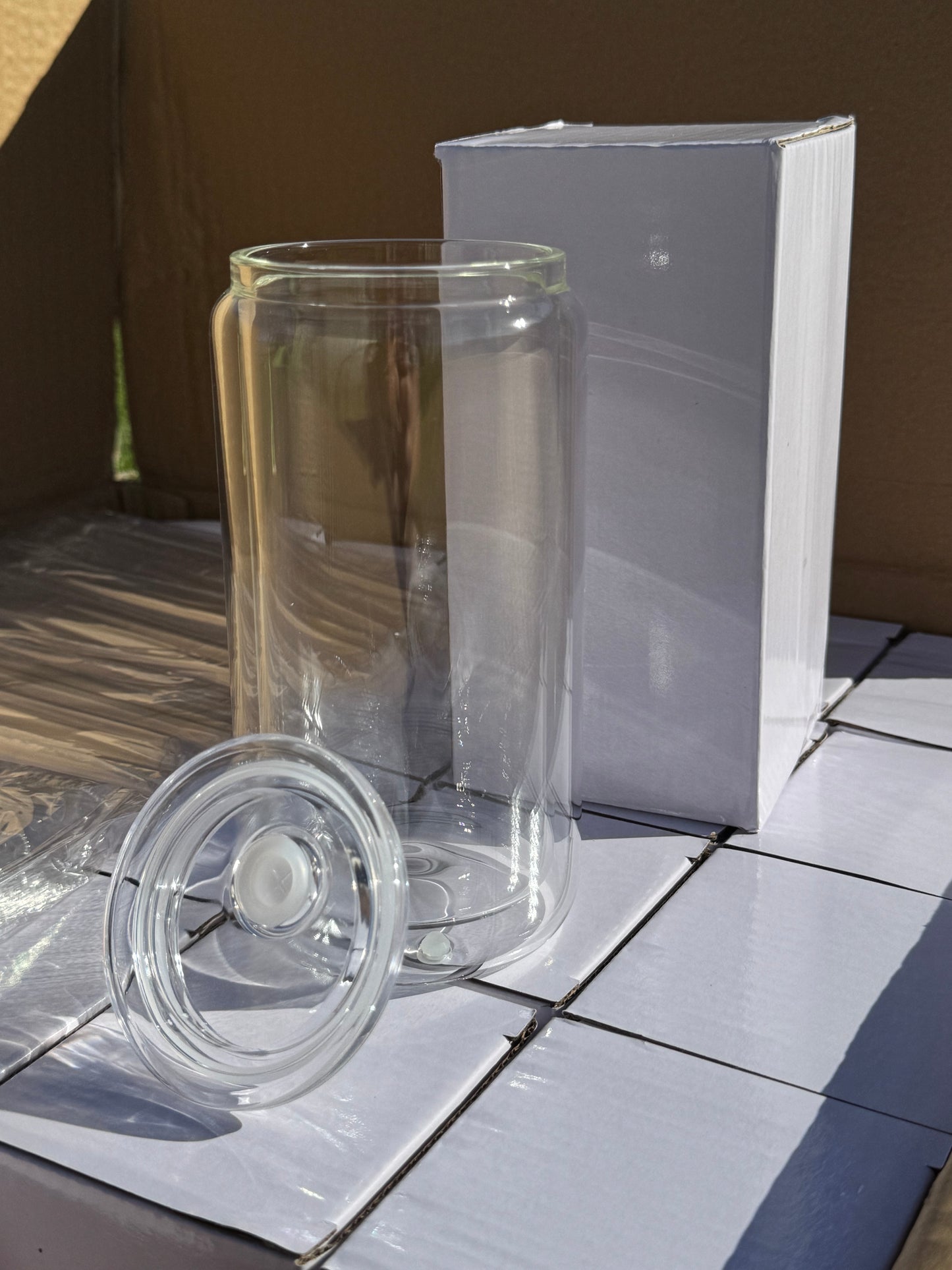 16oz Snow Globe Libbey | Clear Lid V2