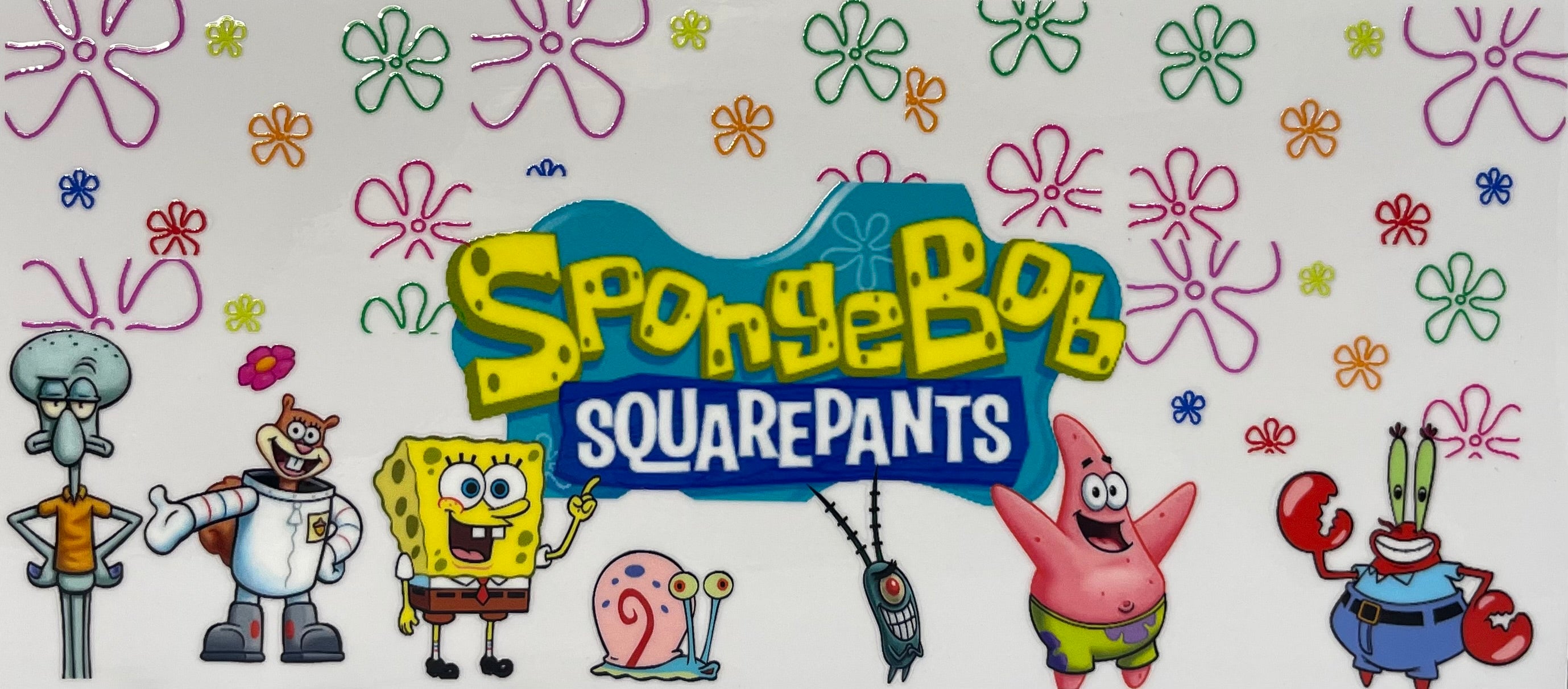 16oz UV DTF Libbey Wrap Spongebob SquarePants with logo #A88 ...