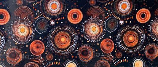 16oz UV DTF Libbey Wrap Aboriginal Indigenous Dot Art Work Painting Aboriginal #A302