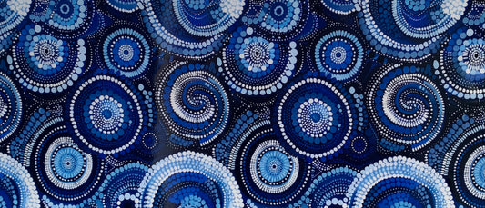 16oz UV DTF Libbey Wrap Aboriginal Indigenous Dot Art Work Painting Aboriginal #A305