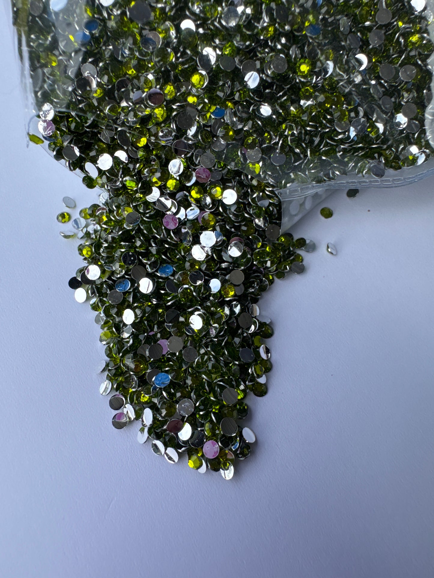 3mm Flat Back Silver Back Crystal Diamond Rhinestones | 20gm | WBS-36