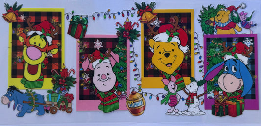 16oz UV DTF Libbey Wrap Christmas W124