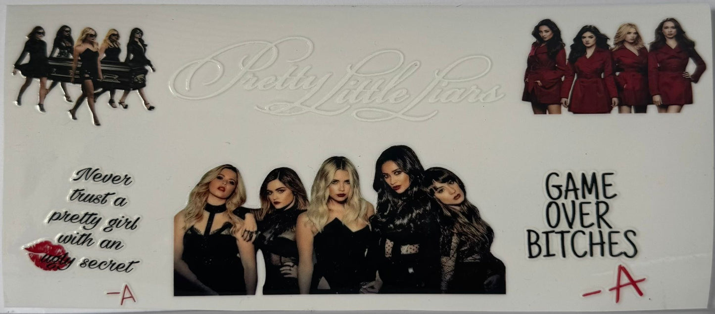 16oz UV DTF Libbey Wrap Pretty Little Liar Movie #W196