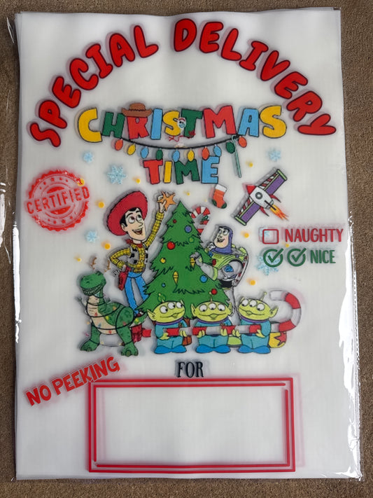 TOY STORYSACK DTF – SPECIAL DELIVERY DTF Print  🎅💌