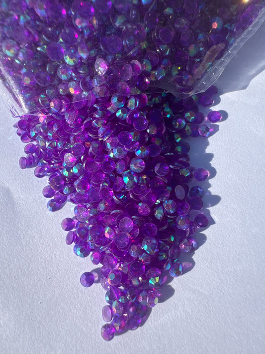 3mm Flat Back AB LUX  TRANSPARENT Crystal Diamond Rhinestones | 100gm | WBS50