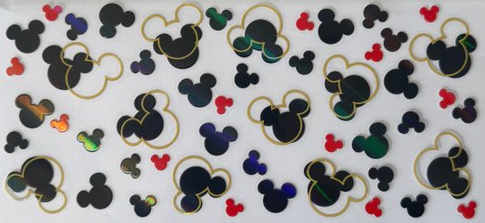 16oz UV DTF Libbey Wrap holographic Mickey Mouse #120