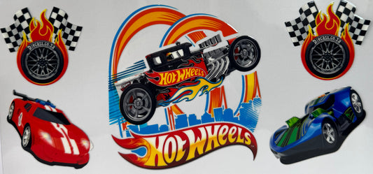 16oz UV DTF Libbey Wrap hot wheels  #960