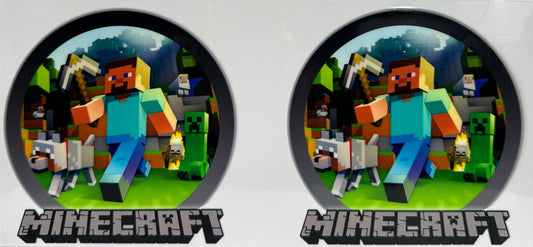 16oz UV DTF Libbey Wrap Minecraft #276