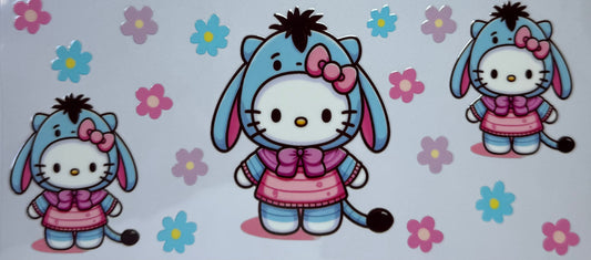 16oz UV DTF Libbey Wrap hello kitty Eeyore #402