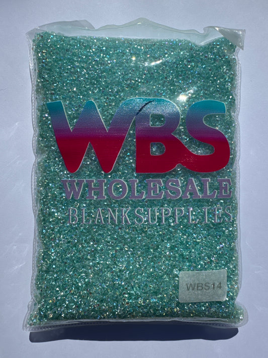 3mm AB LUX Diamond Shaped Rhinestones 500g | Pointed Back Rhinestone Crystals AB LUX - WBS14