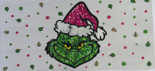 16oz UV DTF Libbey Wrap Christmas W91