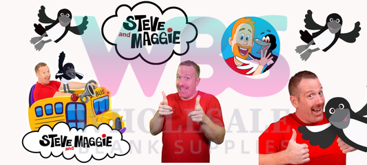 16oz UV DTF Libbey Wrap Steve and Maggie #A367