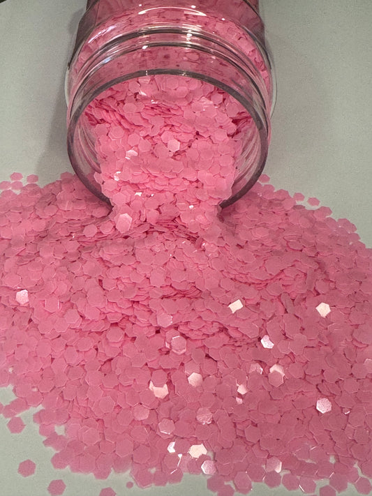 Chunky Glitter | 75gm | Galaxy GLOW IN THE DARK Pink