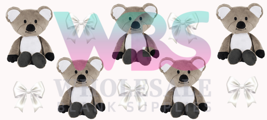 16oz UV DTF Libbey Wrap  Kirra The Koala  riff raff koala bows #a283