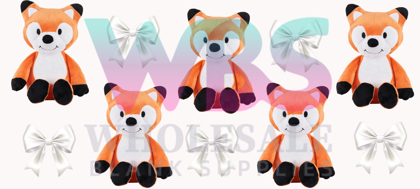 16oz UV DTF Libbey Wrap Riff  Riff The Fox  raff fox bows #a403