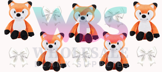 16oz UV DTF Libbey Wrap Riff  Riff The Fox  raff fox bows #a403