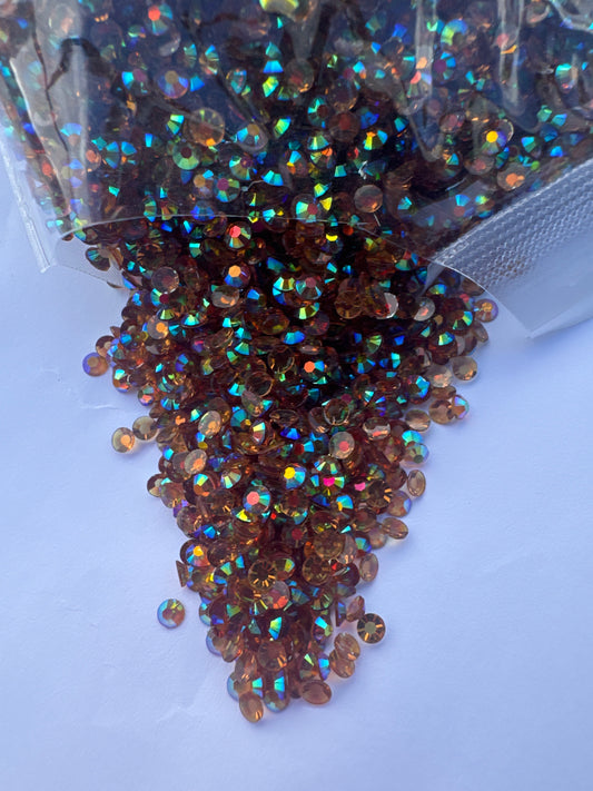 3mm Flat Back AB LUX  TRANSPARENT Crystal Diamond Rhinestones | 20gm | WBST80