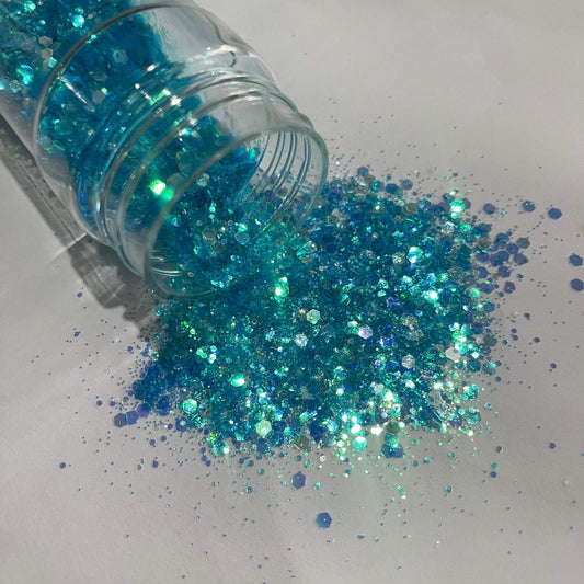 Chunky Glitter | 75gm | Bright Blue