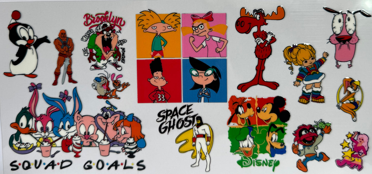 16oz UV DTF Libbey Wrap squad goals  #a43