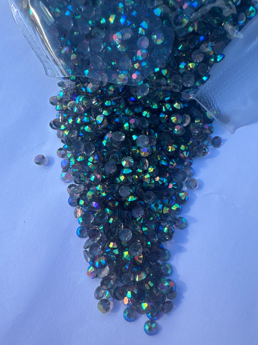 3mm Flat Back AB LUX  TRANSPARENT Crystal Diamond Rhinestones | 20gm | WBS81