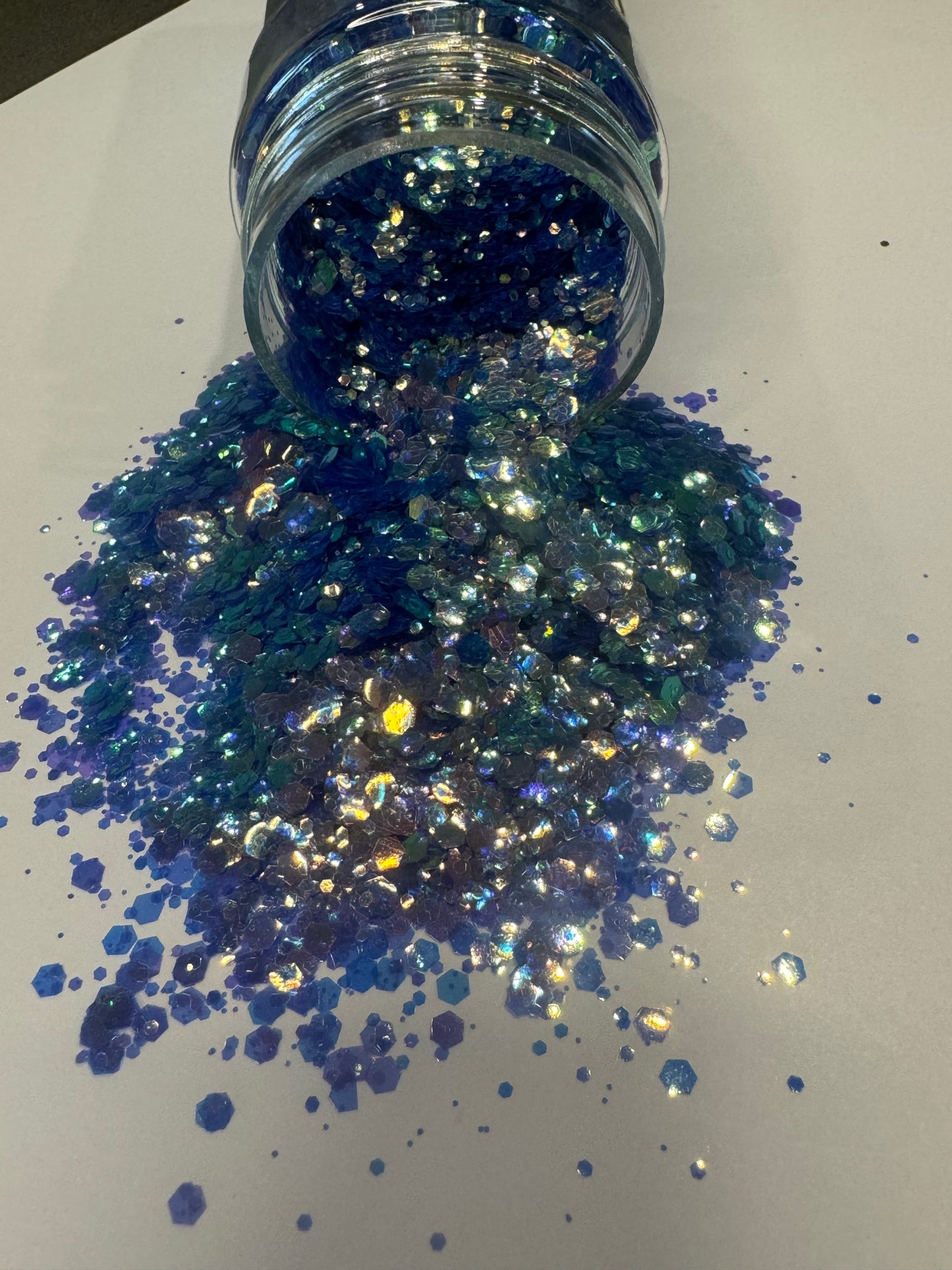 Chunky Glitter | 75gm | Ocean Vibes Iridescent Blue