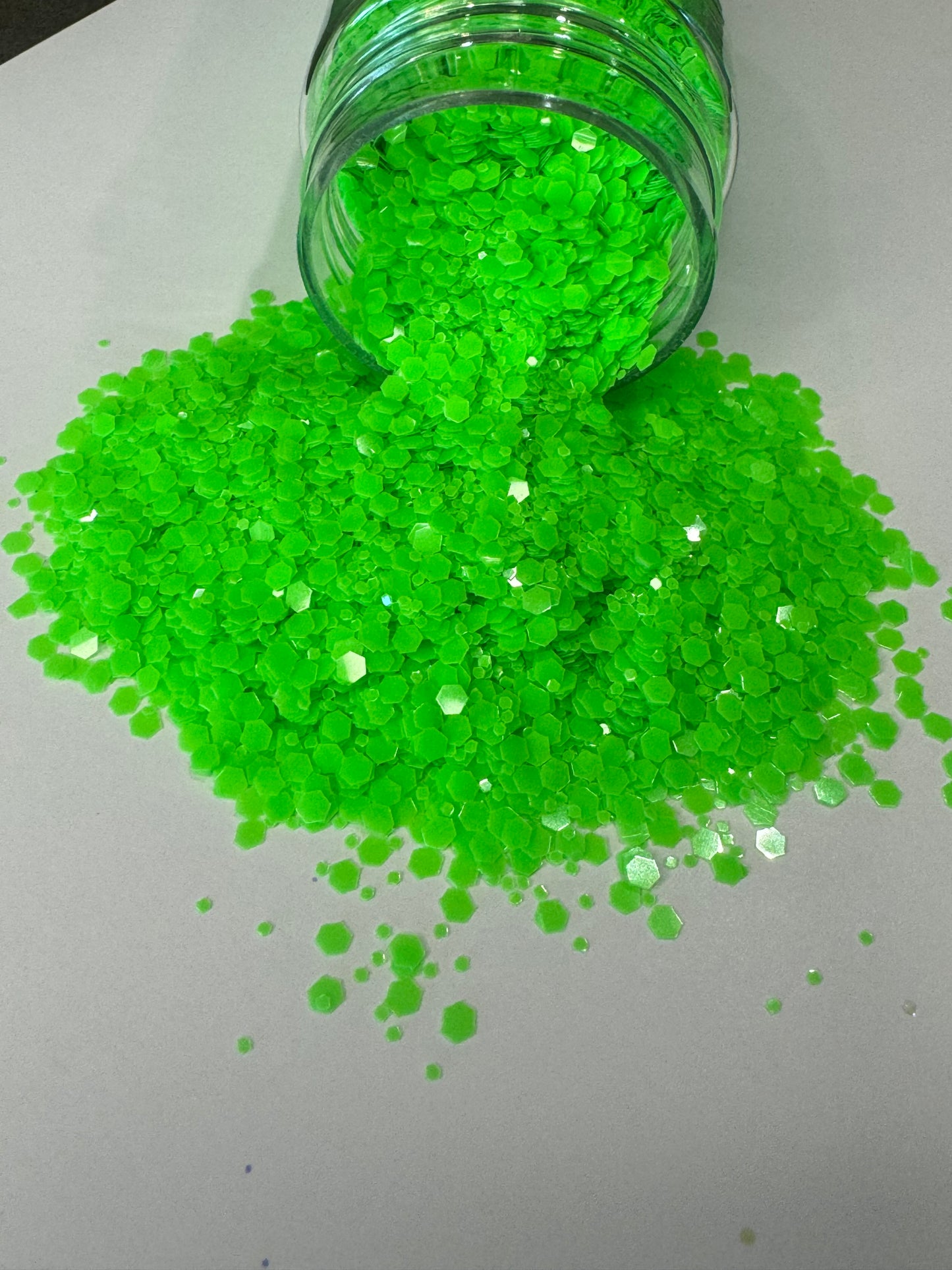 Chunky Glitter | 75gm | Galaxy GLOW IN THE DARK Green