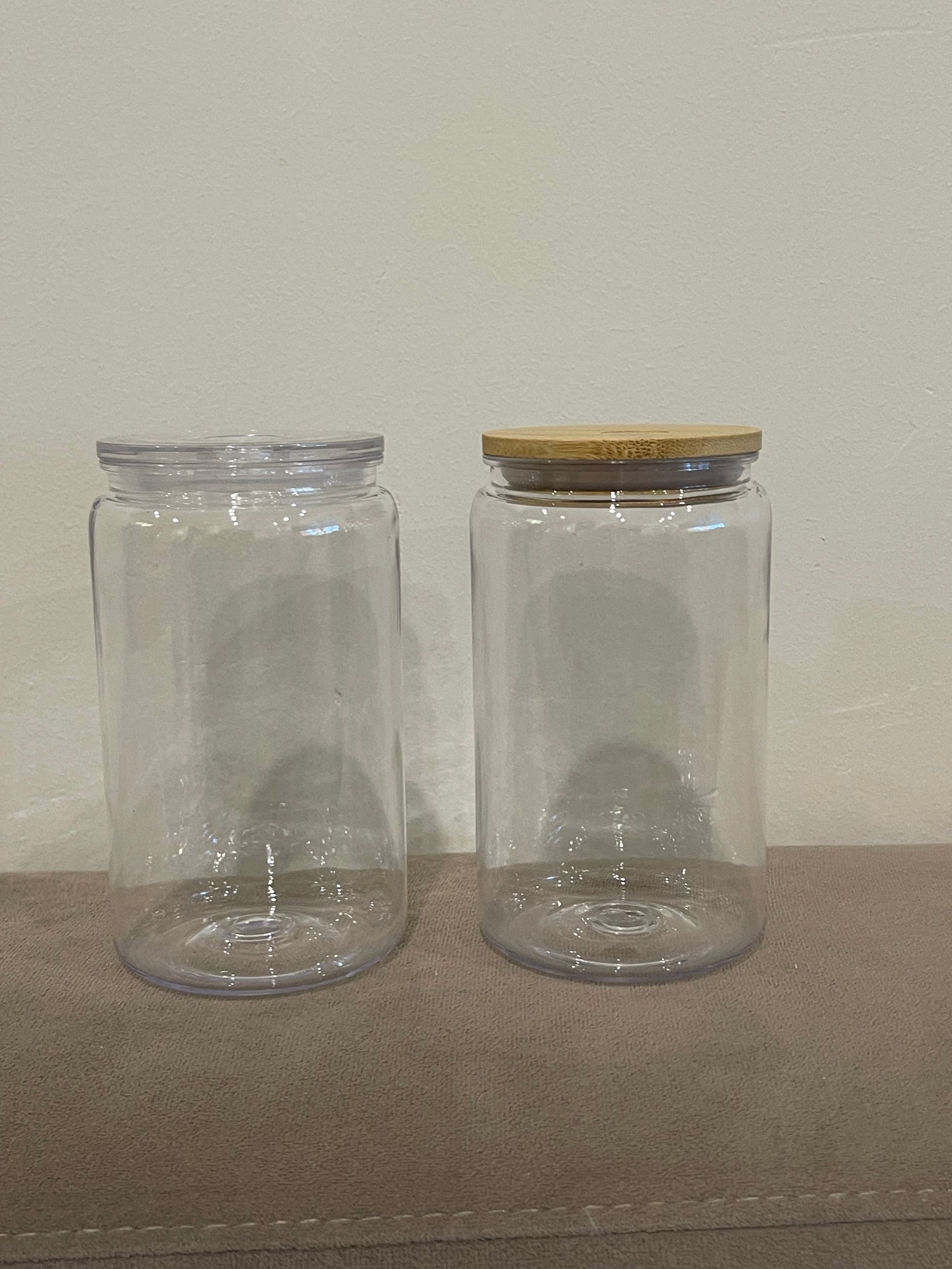 ** PRE ORDER **start of march ** ACRYLIC Libbey Clear Lids + Bamboo Li