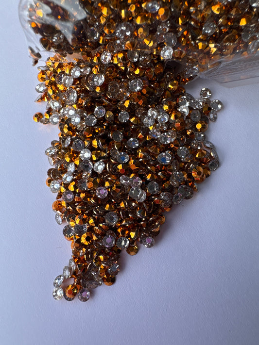 3mm Flat Back Silver Back Crystal Diamond Rhinestones | 20gm | WBS-30