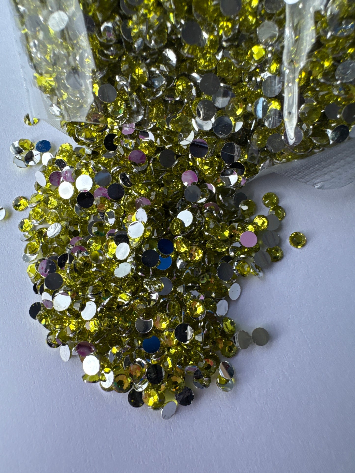 3mm Flat Back Silver Back Crystal Diamond Rhinestones | 20gm | WBS-09