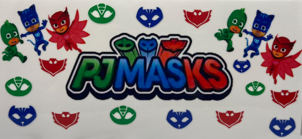 16oz UV DTF Wrap PJ MASKS #977