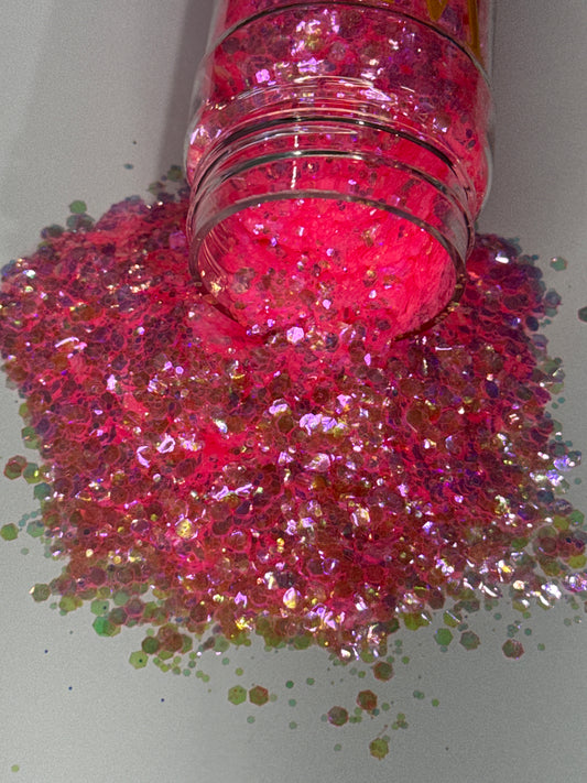 Chunky Glitter | 75gm | Iridescent Malibu Barbie