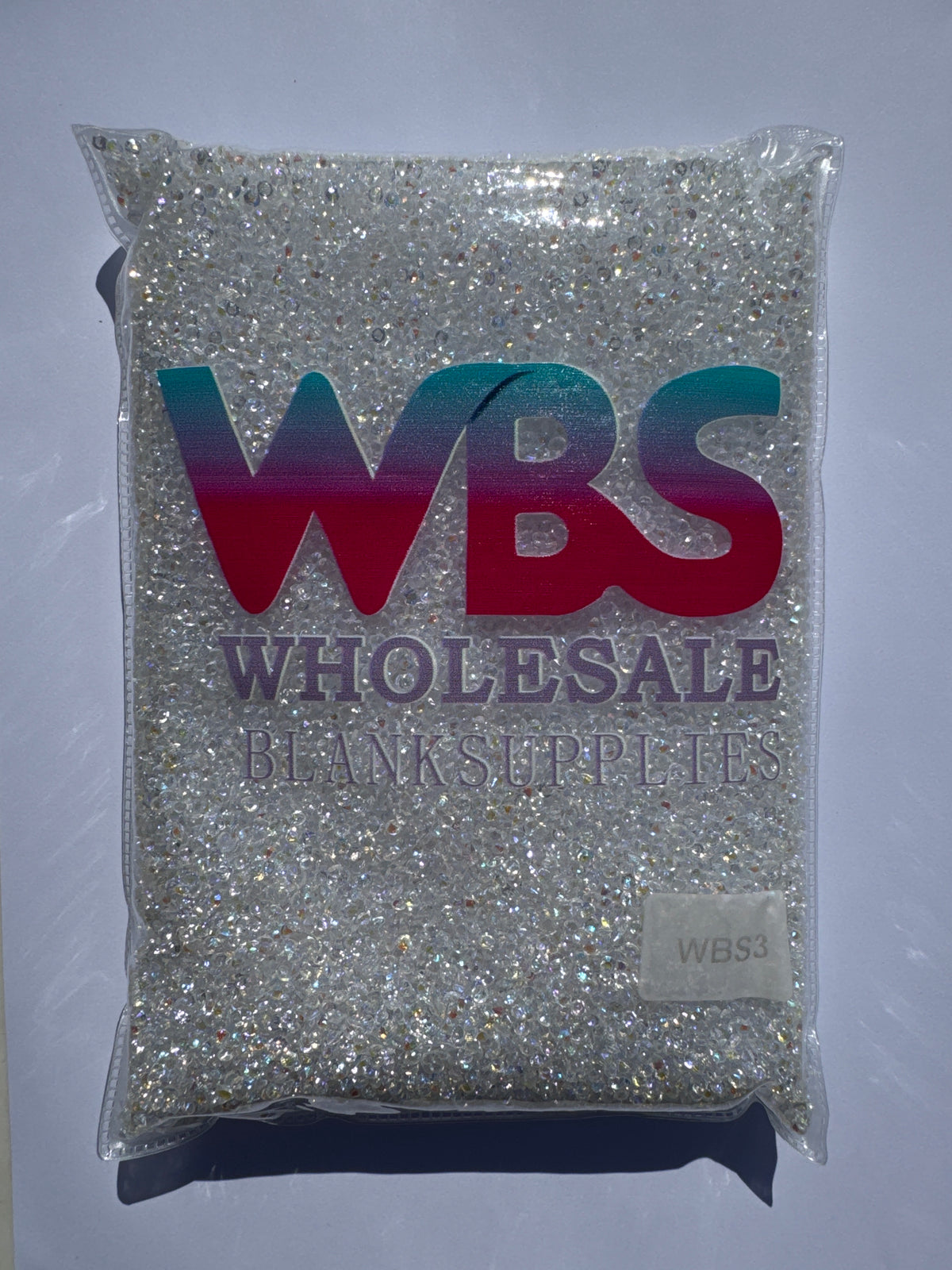 3mm AB LUX Diamond Shaped Rhinestones 500g | Pointed Back Rhinestone Crystals AB LUX - WBS3