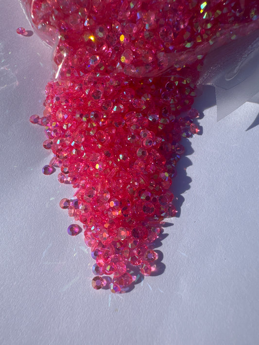 3mm Flat Back AB LUX  TRANSPARENT Crystal Diamond Rhinestones | 20gm | WBS62