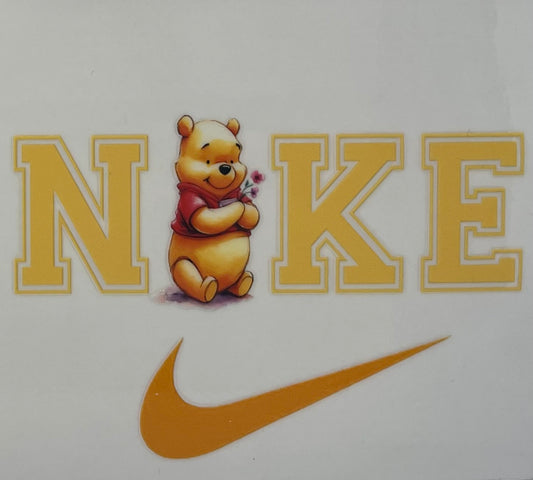 UV DTF Decal - Nike Winnie the pooh #D67