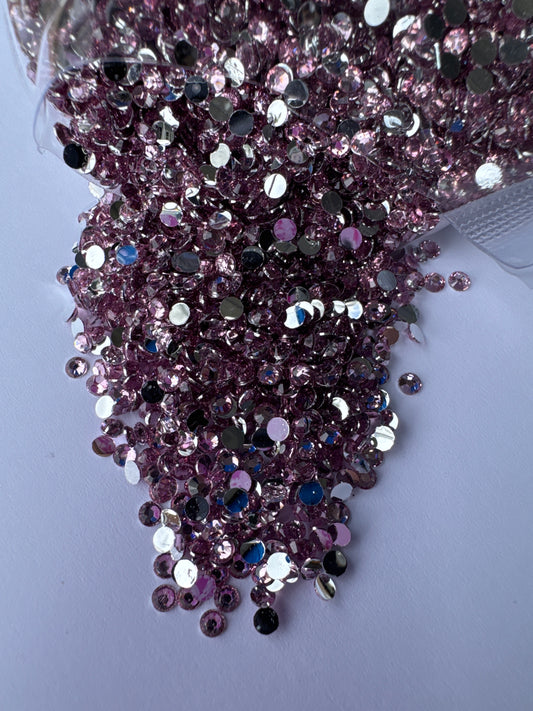3mm Flat Back Silver Back Crystal Diamond Rhinestones | 20gm | WBS-03