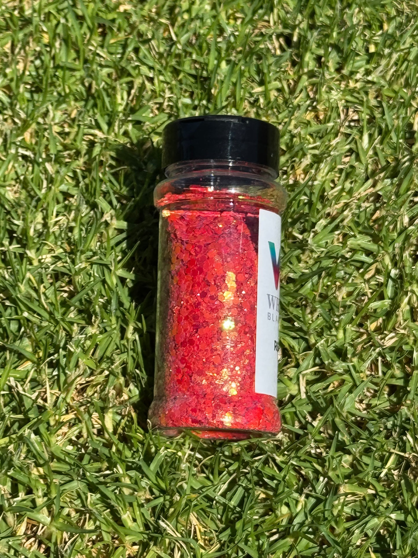 RED BLAZER | Chunky Matte Glitter Bottle – 50gm 🌼