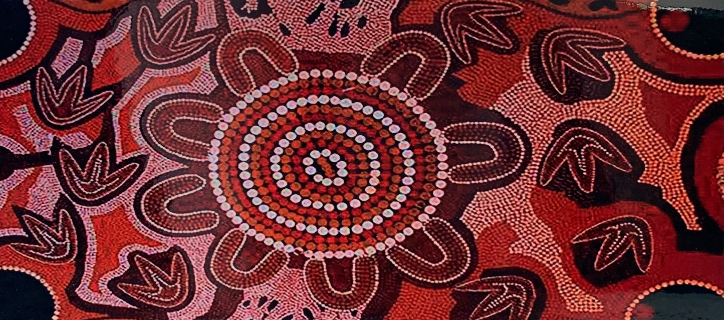 16oz UV DTF Libbey Wrap Aboriginal Indigenous Dot Art Work Painting Aboriginal #A306