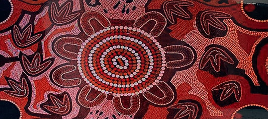 16oz UV DTF Libbey Wrap Aboriginal Indigenous Dot Art Work Painting Aboriginal #A306