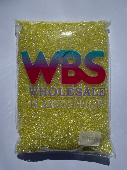 3mm AB LUX Diamond Shaped Rhinestones 500g | Pointed Back Rhinestone Crystals AB LUX - WBS20