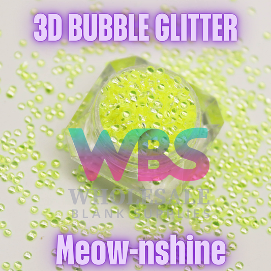 Meow-nshine | 3D  Bubble Glitter – 50gm
